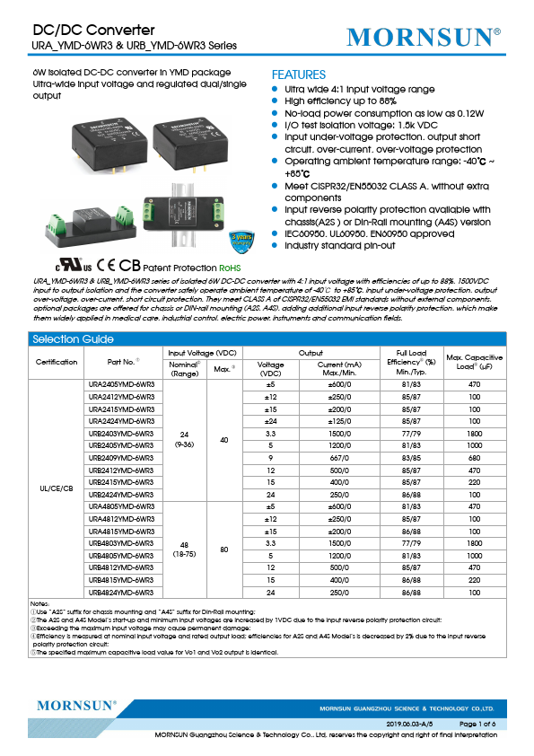 URA2405YMD-6WR3