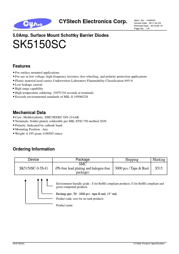 <?=SK5150SC?> डेटा पत्रक पीडीएफ