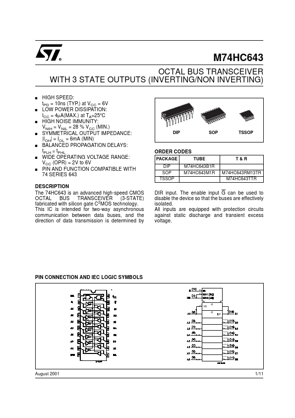 M74HC643 ST Microelectronics