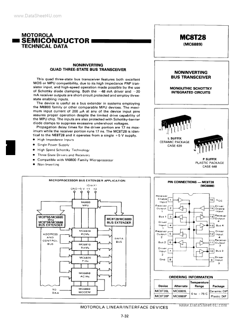 <?=MC6889?> डेटा पत्रक पीडीएफ