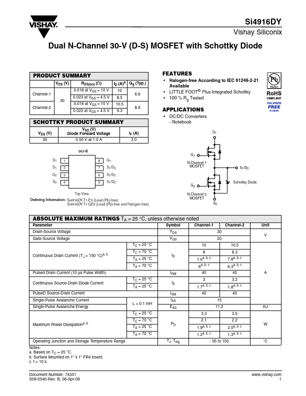 SI4916DY