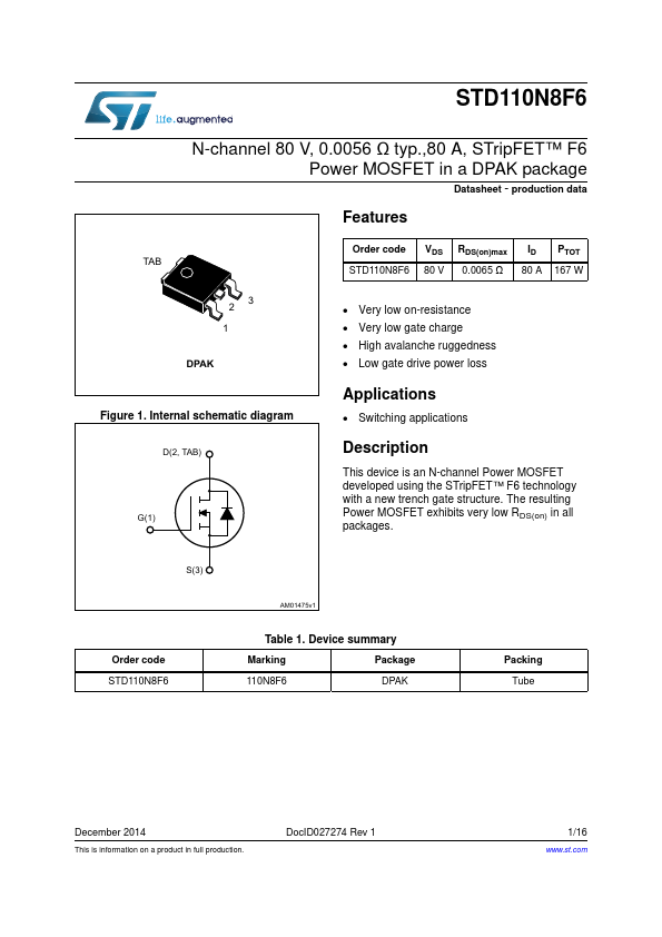 STD110N8F6