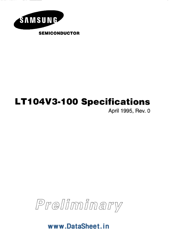 LT104V3-100 Samsung Electronics