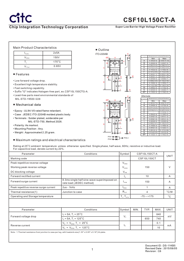 CSF10L150CT-A