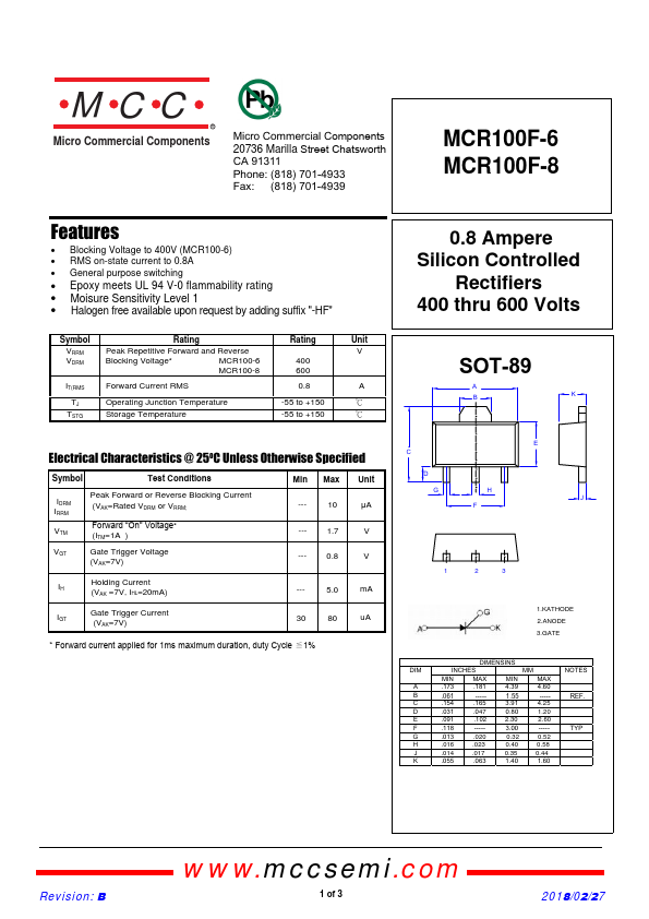 MCR100F-6