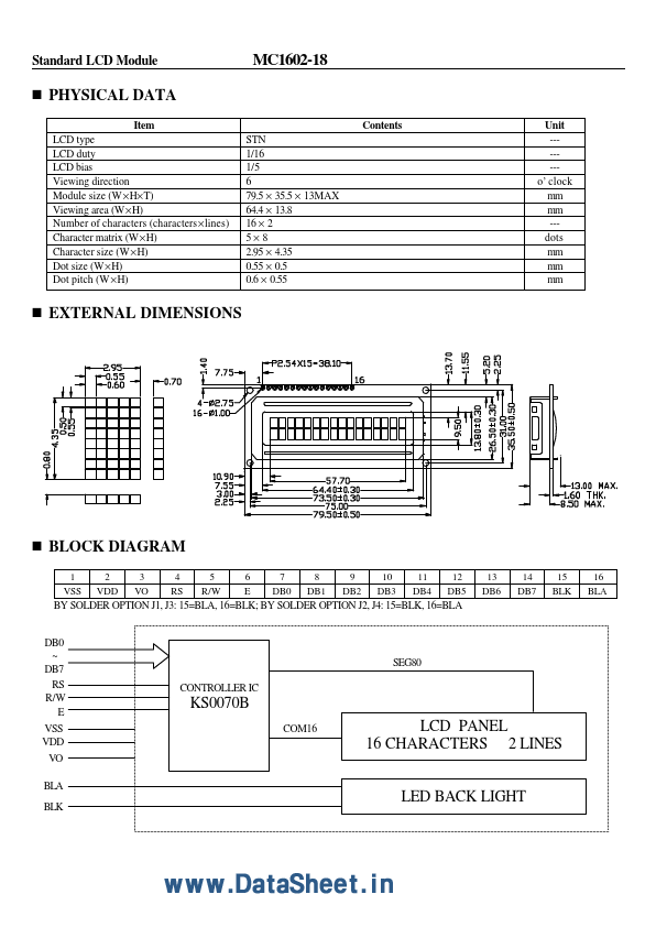 MC1602-18 Pushita