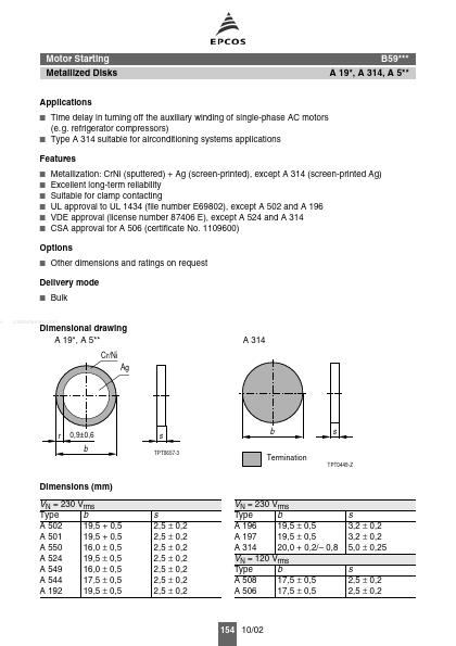 B59197 EPCOS