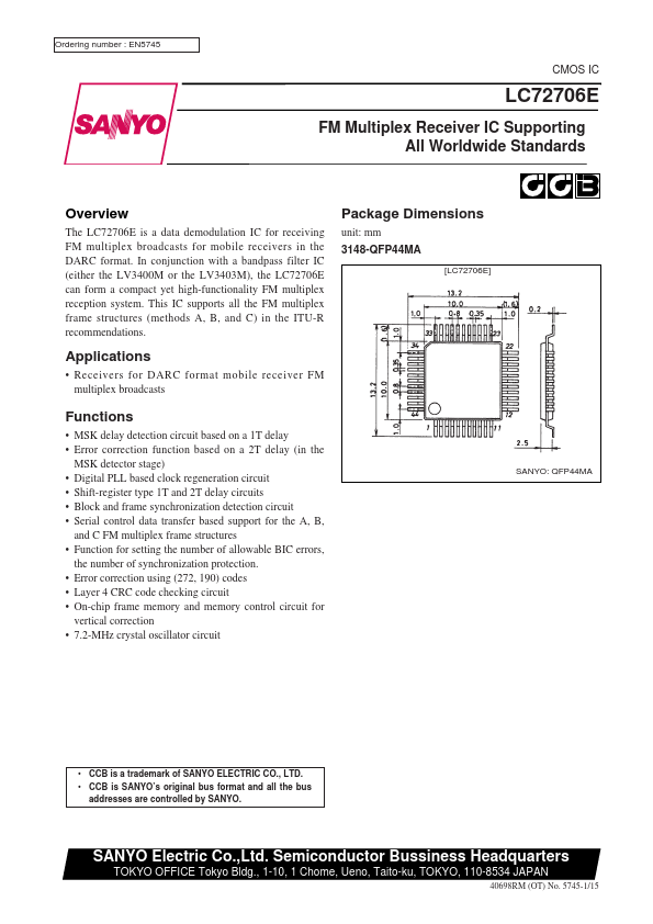 LC72706E