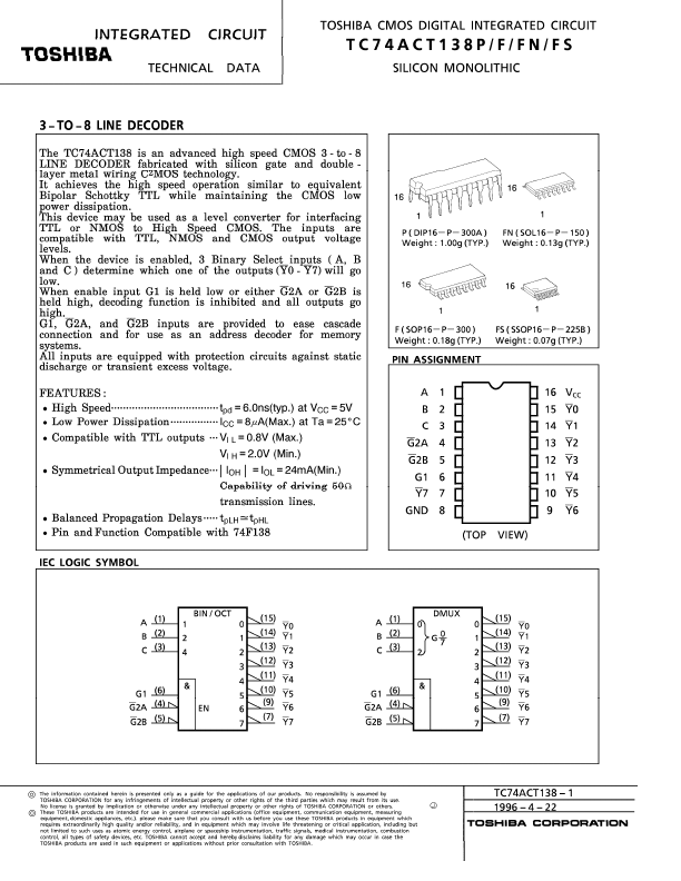 TC74ACT138FS