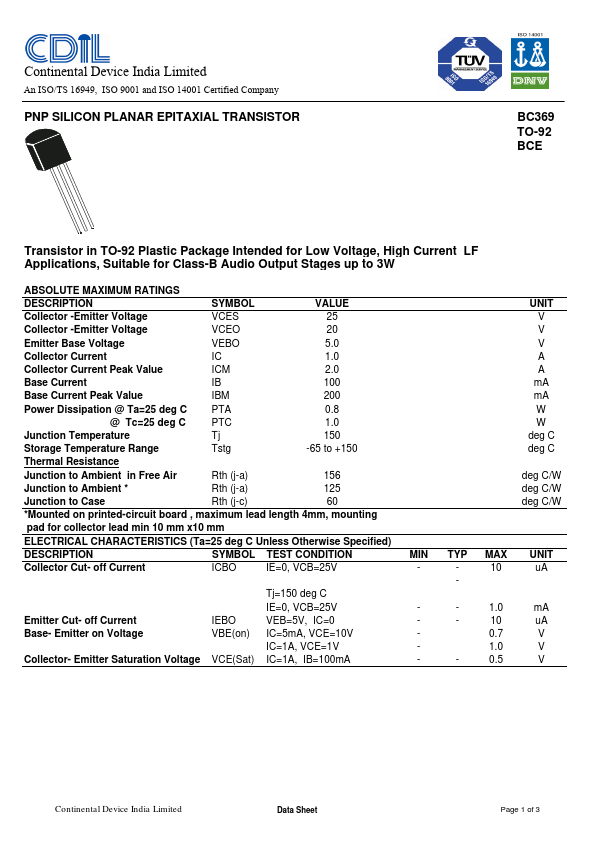 BC369 CDIL