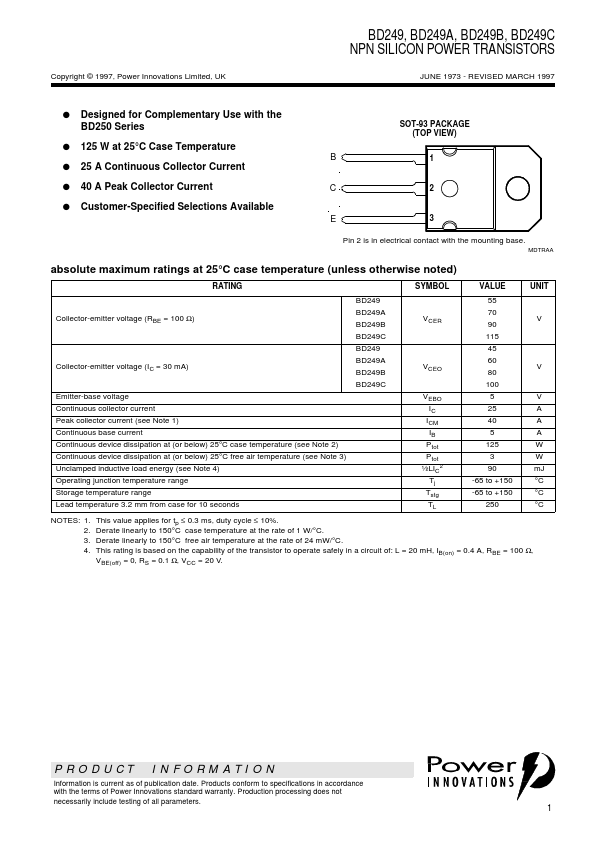 BD249B