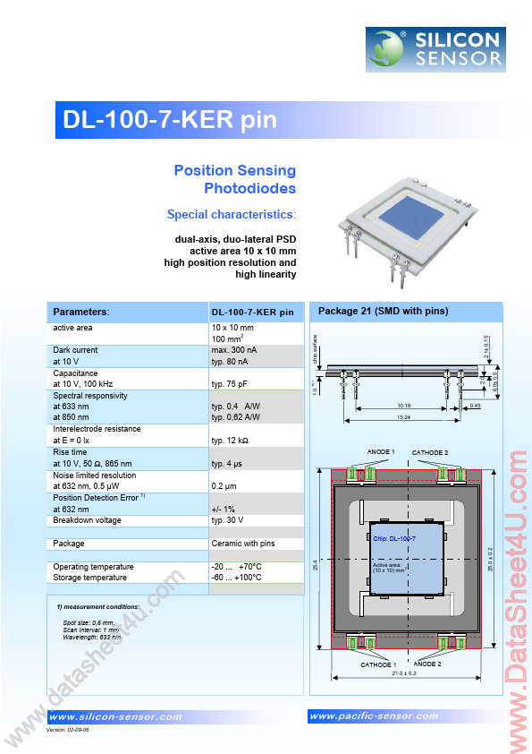 <?=DL-100-7-KER?> डेटा पत्रक पीडीएफ