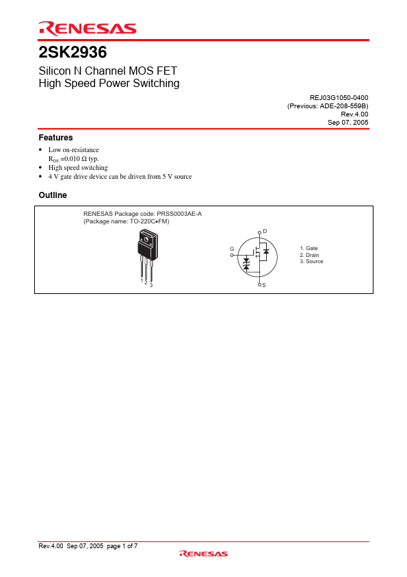 K2936 Renesas