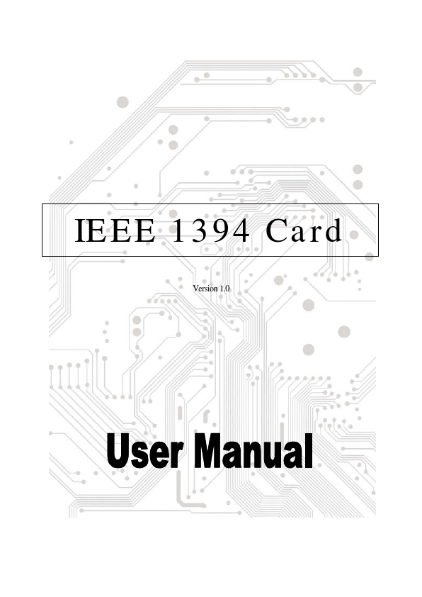 <?=IEEE1394?> डेटा पत्रक पीडीएफ