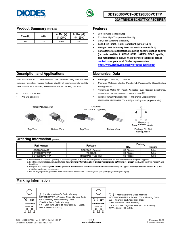 SDT20B60VCTFP