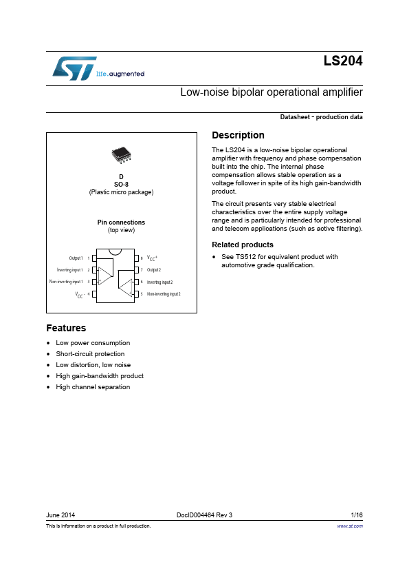 LS204 ST Microelectronics