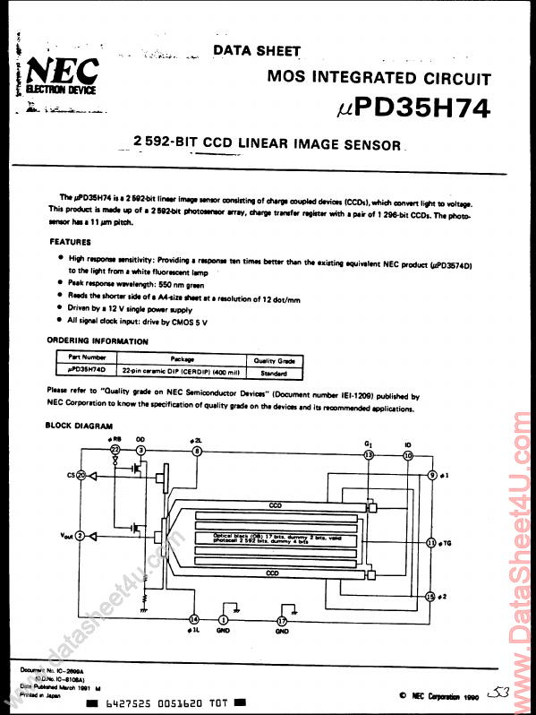 UPD35H74 NEC Electronics