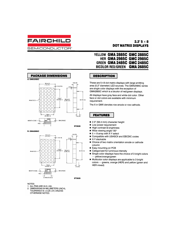 GMC2485C Fairchild Semiconductor