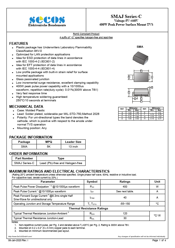 SMAJ400A-C