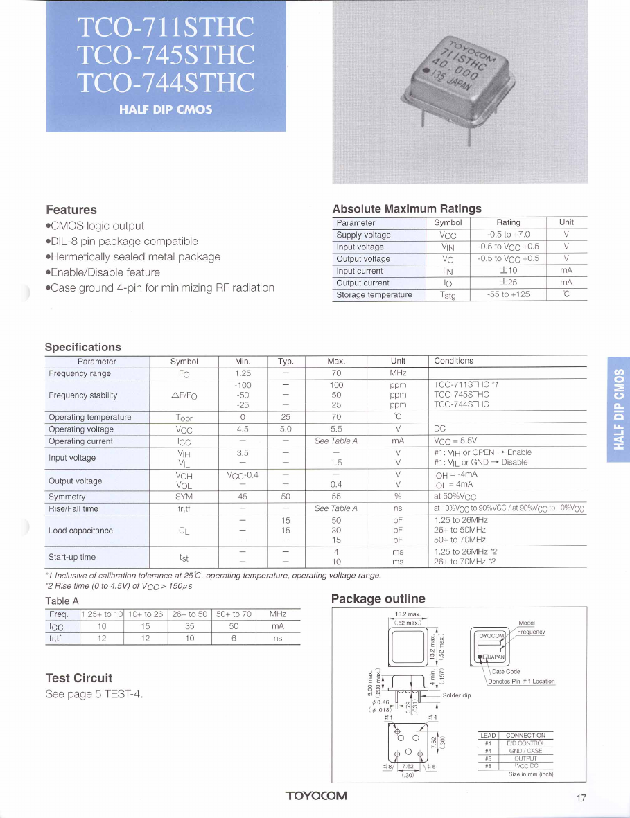 TCO-745STHC