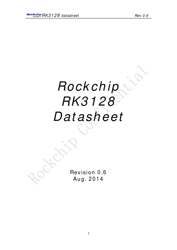 RK3128 Rockchip