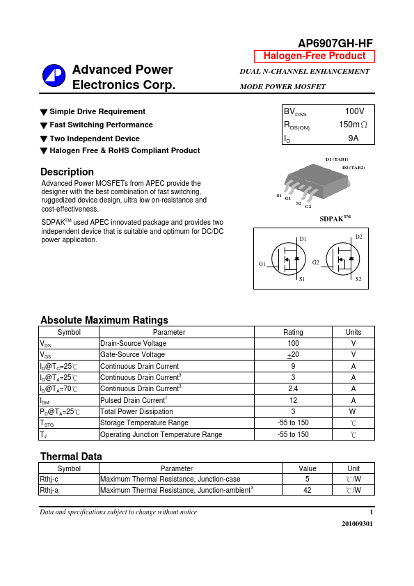 AP6907GH-HF