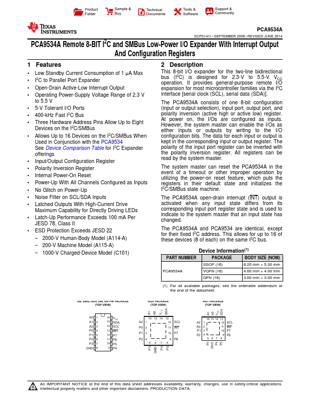 PCA9534A