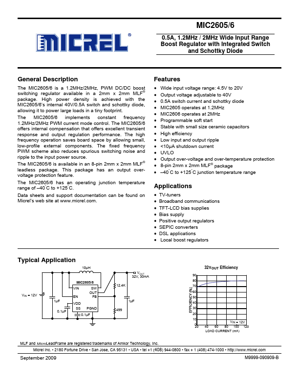 MIC2605 Micrel Semiconductor
