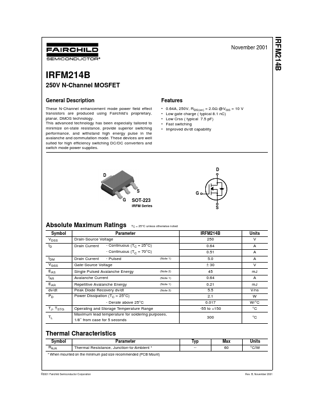 IRFM214B