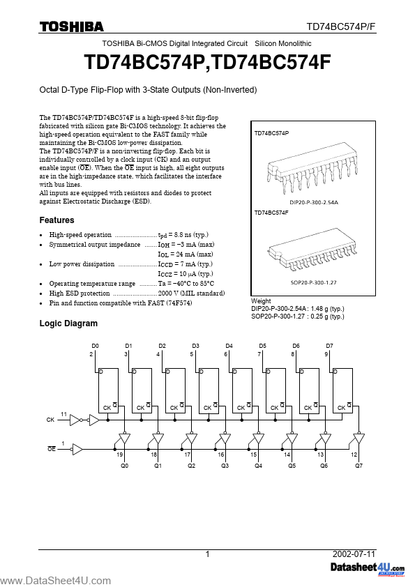 TD74BC574P