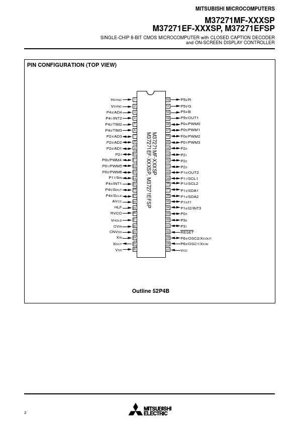 M37271MF-XXXSP