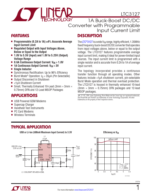 LTC3127 Linear Technology