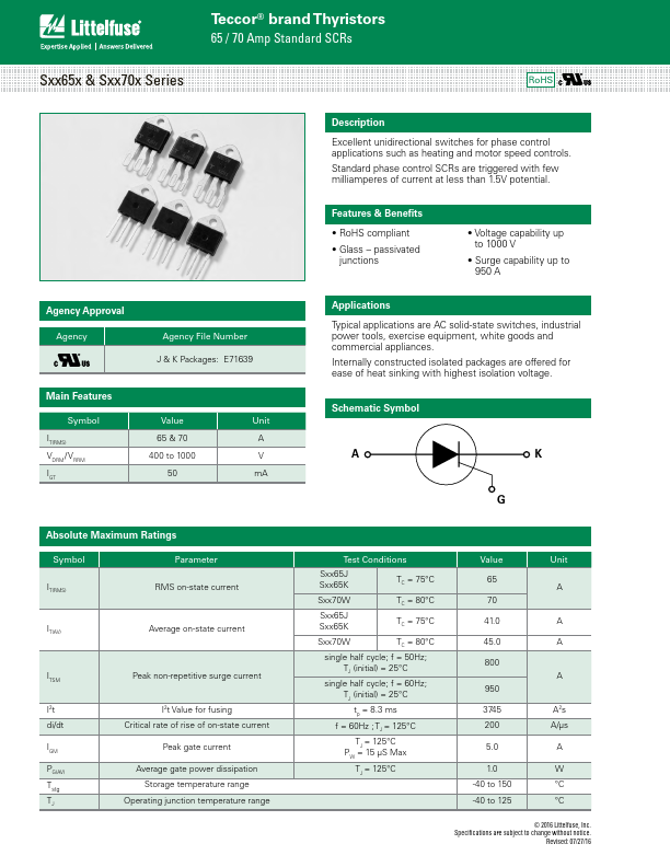 S6065J Littelfuse