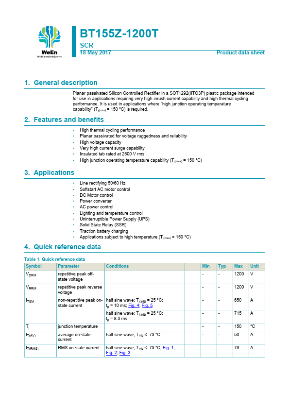 <?=BT155Z-1200T?> डेटा पत्रक पीडीएफ