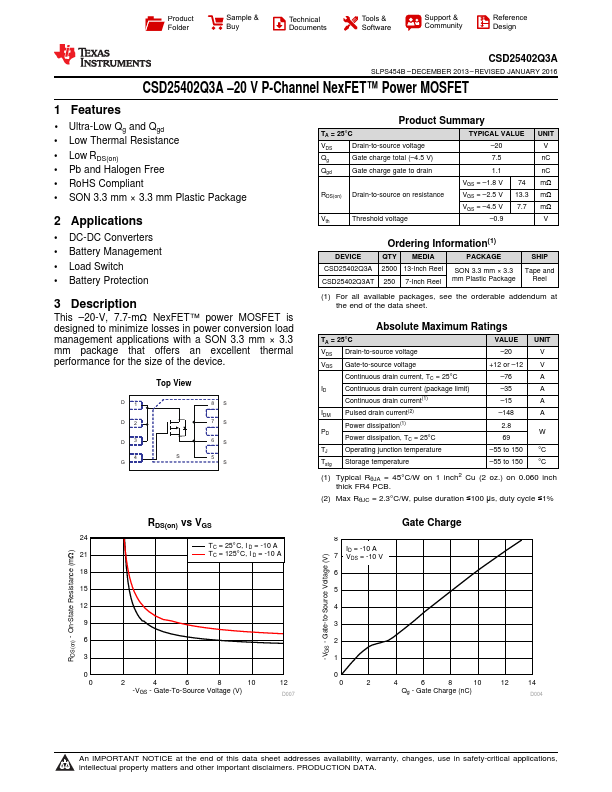 CSD25402Q3A