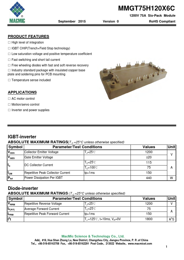 MMGT75H120X6C