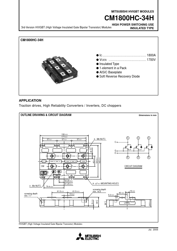 <?=CM1800HC-34H?> डेटा पत्रक पीडीएफ