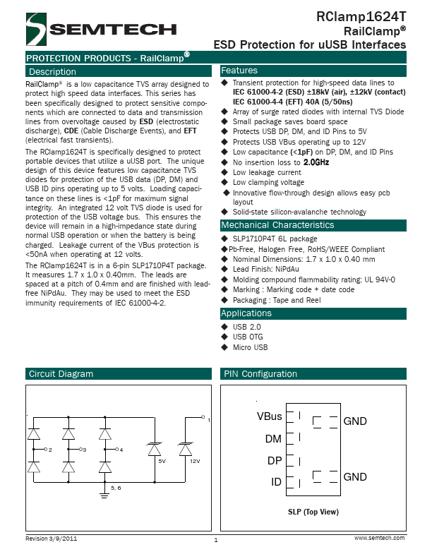 <?=RClamp1624T?> डेटा पत्रक पीडीएफ