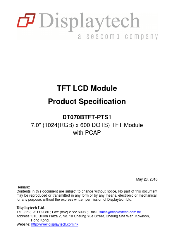 DT070BTFT-PTS1