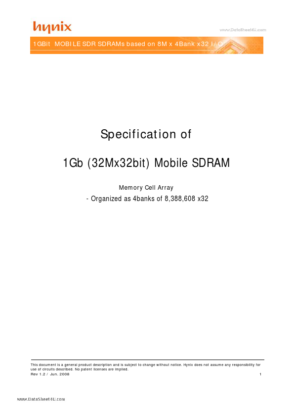 <?=H55S1G22MFP-60?> डेटा पत्रक पीडीएफ