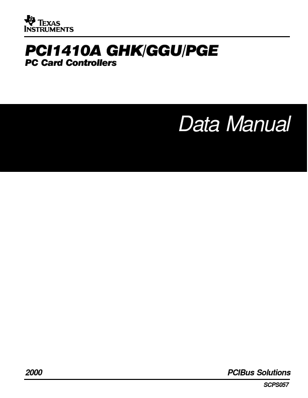 <?=PCI1410A?> डेटा पत्रक पीडीएफ