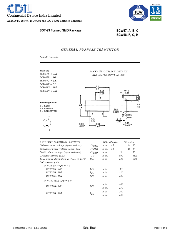 BCW67A