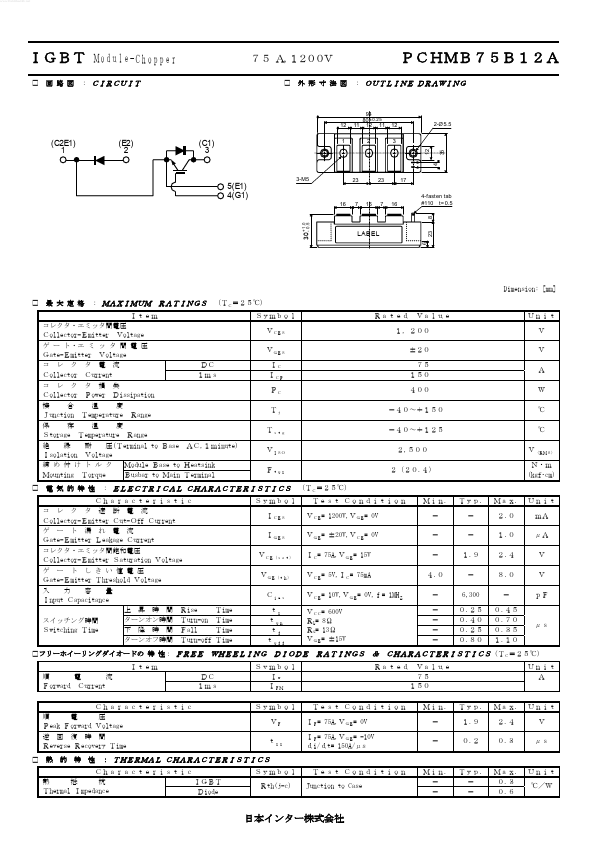 PCHMB75B12A