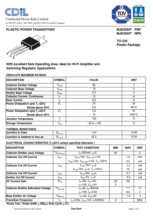 MJE3055T