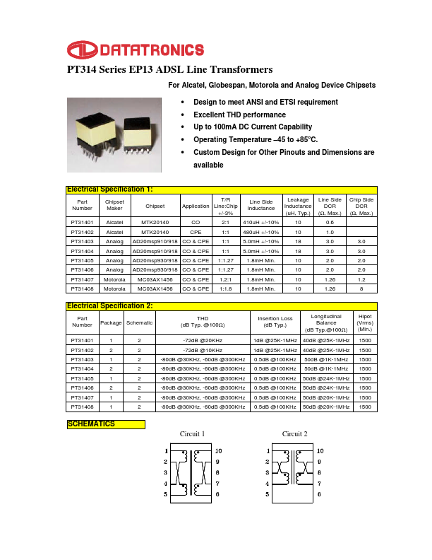 PT31401 DATATRONIC