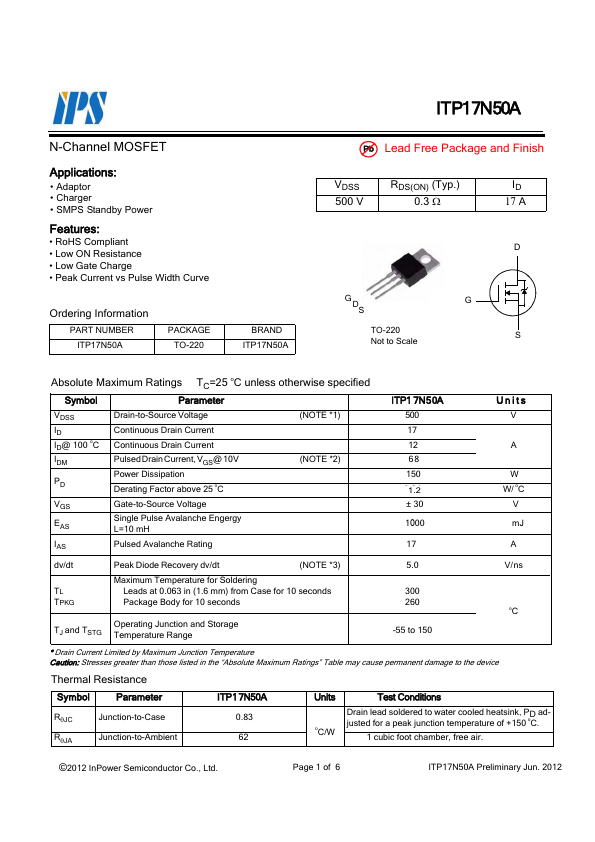 ITP17N50A