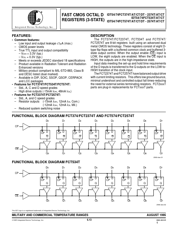 IDT74FCT2374T