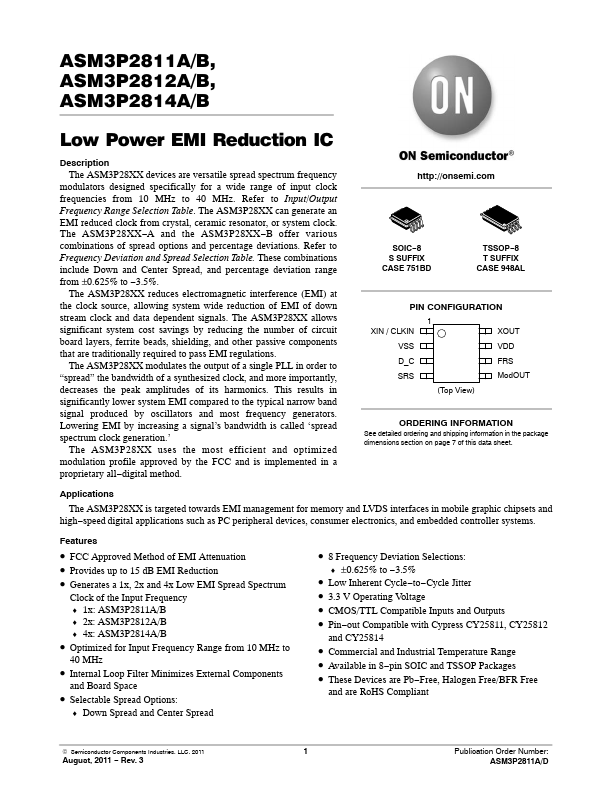ASM3P2811A ON Semiconductor