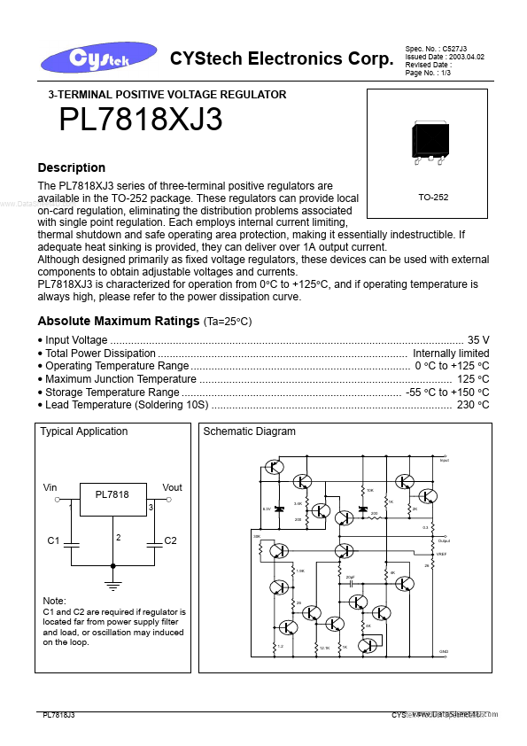 <?=PL7818XJ3?> डेटा पत्रक पीडीएफ