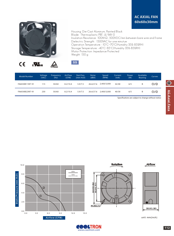 FA6030B22W7-91